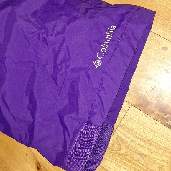 Columbia Size Large (14/16) Kids Overall Snow Suit Purple - Picture 2 of 7